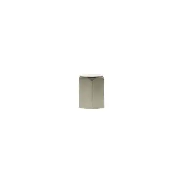 Click Here To Enlarge This Photo Of MHCH1420SN - Millhouse Brass Pennington Hexagonal Cylinder Cabinet Knob Handle - Satin Nickel