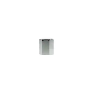 Click Here To Enlarge This Photo Of MHCH1420PC - Millhouse Brass Pennington Hexagonal Cylinder Cabinet Knob Handle - Polished Chrome