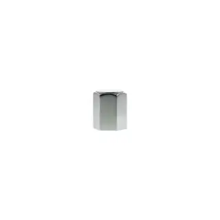 MHCH1420PC - Millhouse Brass Pennington Hexagonal Cylinder Cabinet Knob Handle - Polished Chrome