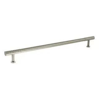 MHCD17320SN - Millhouse Brass Chrysler Diamond T-Bar Cabinet Pull Handle 320mm - Satin Nickel