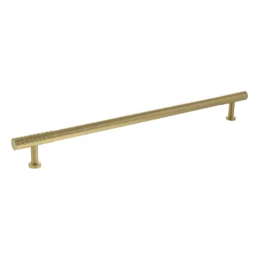 Click Here To Enlarge This Photo Of MHCD17320SB - Millhouse Brass Chrysler Diamond T-Bar Cabinet Pull Handle 320mm - Satin Brass