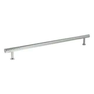 MHCD17320PC - Millhouse Brass Chrysler Diamond T-Bar Cabinet Pull Handle 320mm - Polished Chrome