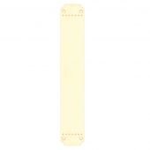 Zoo Hardware - FB115 Finger Plate for FB114L and FB114R - 370 x 64mm Polished Brass
