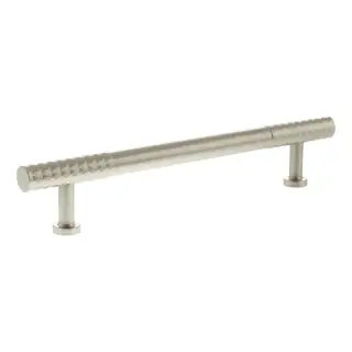 MHCD17160SN - Millhouse Brass Chrysler Diamond T-Bar Cabinet Pull Handle 160mm - Satin Nickel