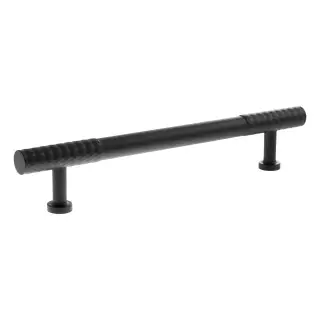 MHCD17160MB - Millhouse Brass Chrysler Diamond T-Bar Cabinet Pull Handle 160mm - Matt Black