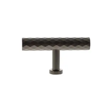 Click Here To Enlarge This Photo Of MHCD1675UDB - Millhouse Brass Chrysler Diamond T-Bar Cabinet Knob Handle - Urban Dark Bronze