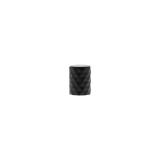MHCD1420MB - Millhouse Brass Chrysler Diamond Cylinder Cabinet Knob Handle - Matt Black