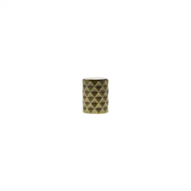 Click Here To Enlarge This Photo Of MHCD1420AB - Millhouse Brass Chrysler Diamond Cylinder Cabinet Knob Handle - Antique Brass