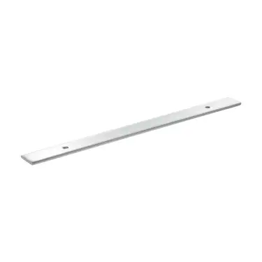 Click Here To Enlarge This Photo Of MHCBW160PC - Millhouse Brass (Wide) Cabinet Handle Backplate 160mm - Polished Chrome