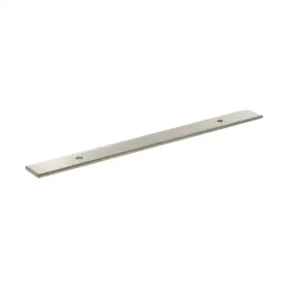 MHCBW128SN - Millhouse Brass (Wide) Cabinet Handle Backplate 128mm - Satin Nickel