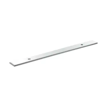 Click Here To Enlarge This Photo Of MHCBW128PC - Millhouse Brass (Wide) Cabinet Handle Backplate 128mm - Polished Chrome
