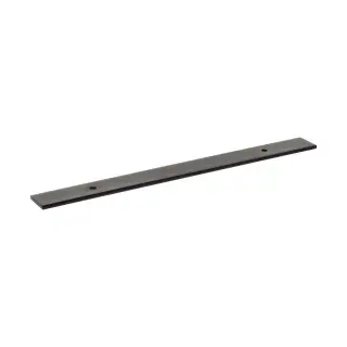 MHCBW128MB - Millhouse Brass (Wide) Cabinet Handle Backplate 128mm - Matt Black