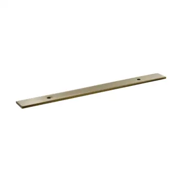 Click Here To Enlarge This Photo Of MHCBW128AB - Millhouse Brass (Wide) Cabinet Handle Backplate 128mm - Antique Brass