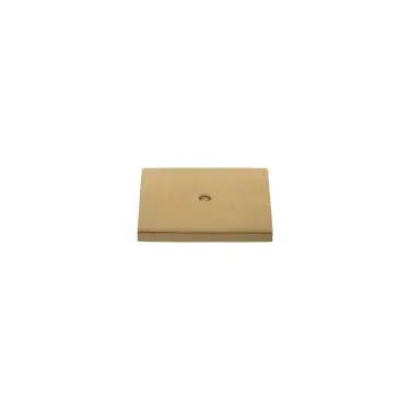 Click Here To Enlarge This Photo Of MHCBS50SB - Millhouse Brass Square Cabinet Handle Backplate - Satin Brass