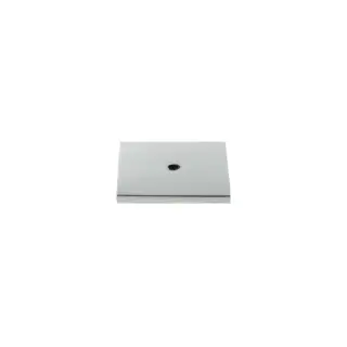MHCBS50PC - Millhouse Brass Square Cabinet Handle Backplate - Polished Chrome