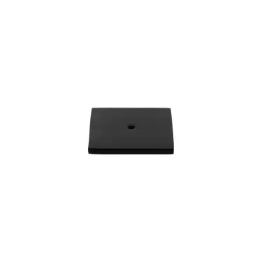 Click Here To Enlarge This Photo Of MHCBS50MB - Millhouse Brass Square Cabinet Handle Backplate - Matt Black