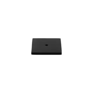 MHCBS50MB - Millhouse Brass Square Cabinet Handle Backplate - Matt Black