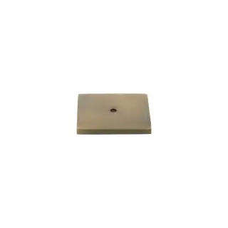 MHCBS50AB - Millhouse Brass Square Cabinet Handle Backplate - Antique Brass