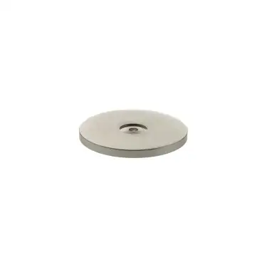 Click Here To Enlarge This Photo Of MHCBR49SN - Millhouse Brass Round Cabinet Handle Backplate - Satin Nickel