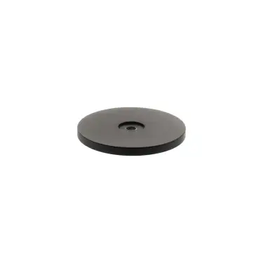 Click Here To Enlarge This Photo Of MHCBR49MB - Millhouse Brass Round Cabinet Handle Backplate - Matt Black