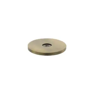 MHCBR49AB - Millhouse Brass Round Cabinet Handle Backplate - Antique Brass