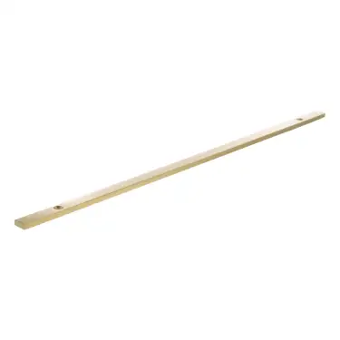 Click Here To Enlarge This Photo Of MHCBN320SB - Millhouse Brass (Narrow) Cabinet Handle Backplate 320mm - Satin Brass