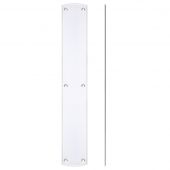 FB119CP - Zoo Hardware Fulton & Bray Large Finger Plate for FB118LCP and FB118RCP - 457 x 76mm Polished Chrome