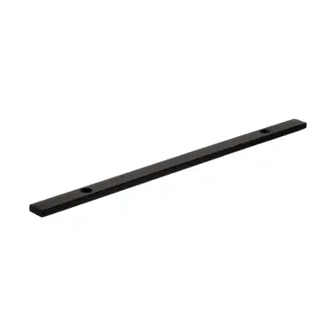 Click Here To Enlarge This Photo Of MHCBN160MB - Millhouse Brass (Narrow) Cabinet Handle Backplate 160mm - Matt Black