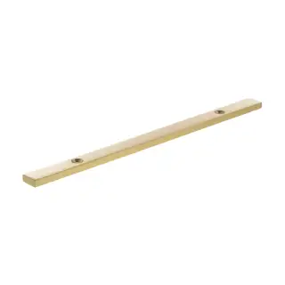 MHCBN128SB - Millhouse Brass (Narrow) Cabinet Handle Backplate 128mm - Satin Brass