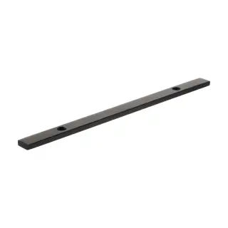 MHCBN128MB - Millhouse Brass (Narrow) Cabinet Handle Backplate 128mm - Matt Black