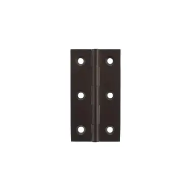 Click Here To Enlarge This Photo Of MHBH75UDB - Millhouse Brass Cabinet Butt Hinges 75mm x 41mm x 2mm - Urban Dark Bronze