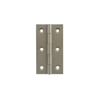 MHBH75SN - Millhouse Brass Cabinet Butt Hinges 75mm x 41mm x 2mm - Satin Nickel