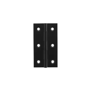 MHBH75MB - Millhouse Brass Cabinet Butt Hinges 75mm x 41mm x 2mm - Matt Black