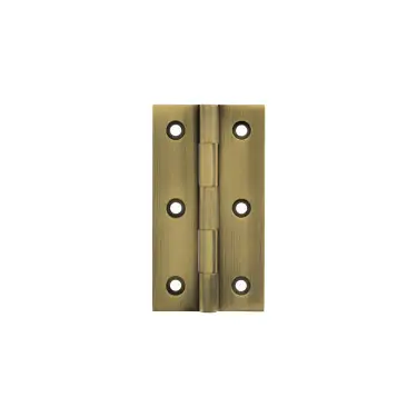 Click Here To Enlarge This Photo Of MHBH75AB - Millhouse Brass Cabinet Butt Hinges 75mm x 41mm x 2mm - Antique Brass