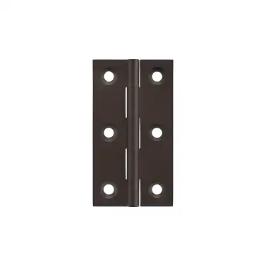 Click Here To Enlarge This Photo Of MHBH64UDB - Millhouse Brass Cabinet Butt Hinges 64mm x 35mm x 2mm - Urban Dark Bronze