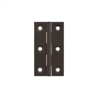 MHBH64UDB - Millhouse Brass Cabinet Butt Hinges 64mm x 35mm x 2mm - Urban Dark Bronze
