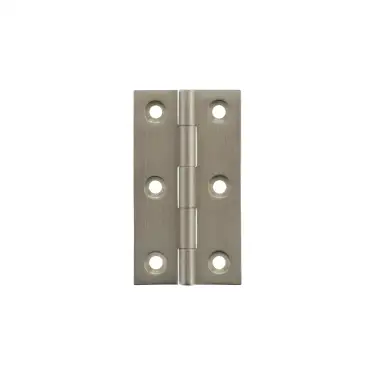 Click Here To Enlarge This Photo Of MHBH64SN - Millhouse Brass Cabinet Butt Hinges 64mm x 35mm x 2mm - Satin Nickel