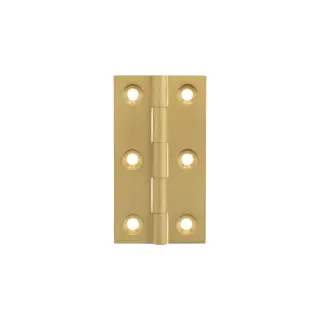 MHBH64SB - Millhouse Brass Cabinet Butt Hinges 64mm x 35mm x 2mm - Satin Brass