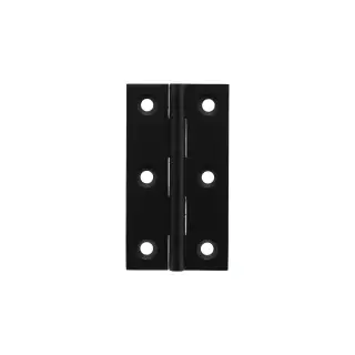 MHBH64MB - Millhouse Brass Cabinet Butt Hinges 64mm x 35mm x 2mm - Matt Black