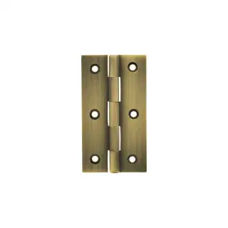 MHBH64AB - Millhouse Brass Cabinet Butt Hinges 64mm x 35mm x 2mm - Antique Brass