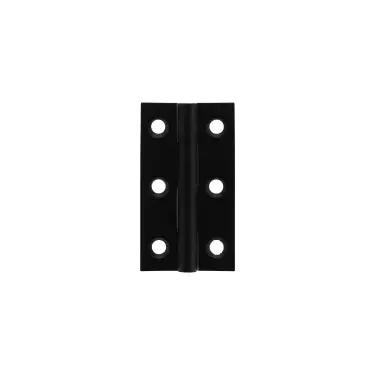 Click Here To Enlarge This Photo Of MHBH50MB - Millhouse Brass Cabinet Butt Hinges 50mm x 28mm x 2mm - Matt Black