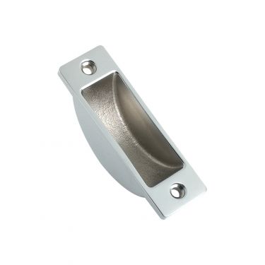 Click Here To Enlarge This Photo Of FB13CP - Zoo Hardware Fulton & Bray Easyclean Dust Socket for Flush Bolts (Wood) 62 x 19mm Polished Chrome