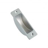 FB13SC - Zoo Hardware Fulton & Bray Easyclean Dust Socket for Flush Bolts (Wood) 62 x 19mm Satin Chrome
