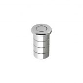 FB14CP - Zoo Hardware Fulton & Bray Dust Socket for Flush Bolts (Concrete) 20mm dia. x 25mm Polished Chrome