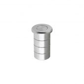 FB14SC - Zoo Hardware Fulton & Bray Dust Socket for Flush Bolts (Concrete) 20mm dia. x 25mm Satin Chrome