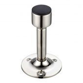 FB16PN - Zoo Hardware Fulton & Bray Wall Mounted Door Stop (87mm Projection) Polished Nickel