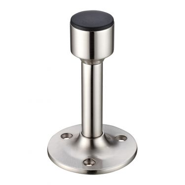 Click Here To Enlarge This Photo Of FB16SN - Zoo Hardware Fulton & Bray Wall Mounted Door Stop (87mm Projection) Satin Nickel