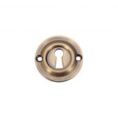 FB18FB - Zoo Hardware Fulton & Bray Standard Key Profile Escutcheon Florentine Bronze