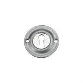 FB18SC - Zoo Hardware Fulton & Bray Standard Key Profile Escutcheon Satin Chrome