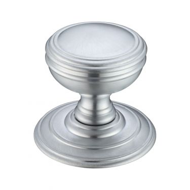 Click Here To Enlarge This Photo Of FB305SC - Zoo Hardware Fulton & Bray Mortice Knob on Round Rose (Unsprung) Concealed Fix - Satin Chrome